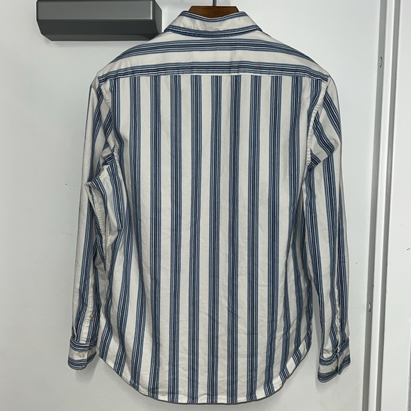 Express Men’s Medium Blue/White Corduroy (Small) Button-down - Picture 5 of 5